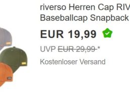 Riverso: Caps im Doppelpack für 19,99 Euro
