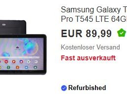 Ebay: Outdoor-Tablet von Samsung für 80,99 Euro als B-Ware