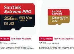 Amazon: Sandisk-Speicherkarten mit Rabatt