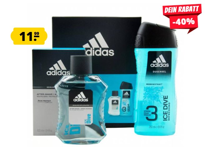 Adidas: Duschgel und Aftershave im Set für 11,99 Euro