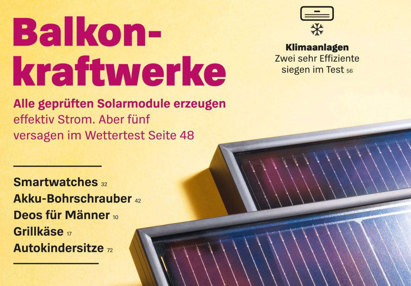 Paukenschlag: 5 von 8 Balkonkraftwerken sind mangelhaft