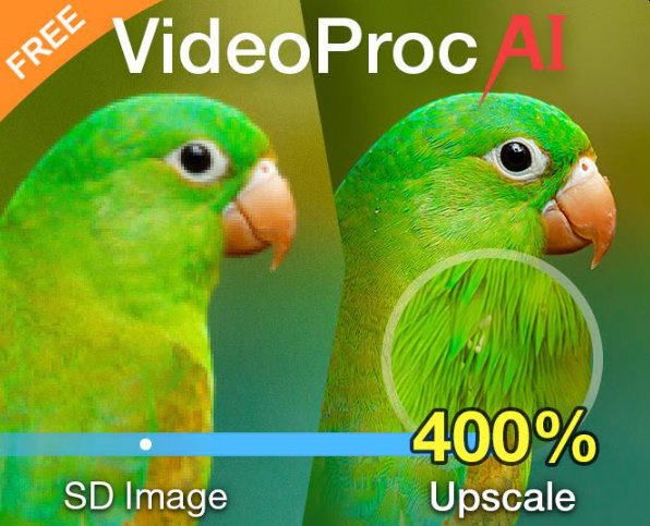 Gratis: "VideoProc Converter AI" zum kostenlosen Download