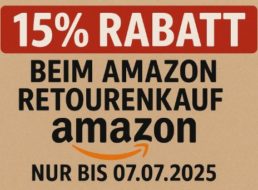 Amazon Retourenkauf: 15 Prozent Rabatt auf B-Ware-Artikel