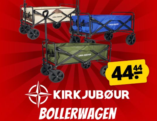 Sportspar: Faltbarer Bollerwagen mit 110 KG Tragkraft für 44,44 Euro