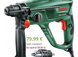 Bosch: Bohrhammer PBH 2100 SRE für 79,99 Euro frei Haus