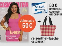 Gratis: reisenthel-Kühltasche zum Cosmopolitan-Abo mit 50-Euro-Gutschein