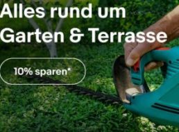 Ebay: 10 Prozent Rabatt auf Gartenartikel