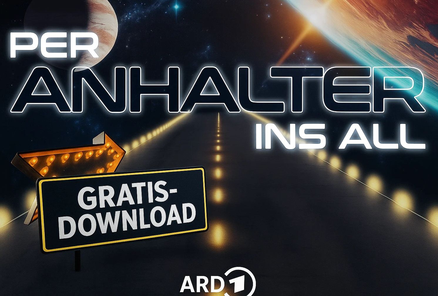 Gratis: Hörspiel "Per Anhalter ins All" bei der ARD zum Download