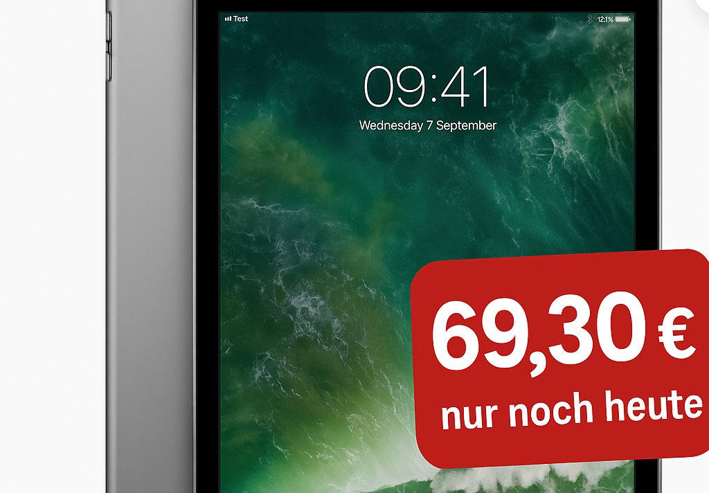 Ebay: iPad als B-Ware für 69,30 Euro