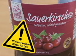 Glasscherben: Aldi ruft Sauerkirschen zurück
