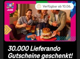 Gratis: Lieferando-Gutschein über 5 Euro via „Magenta Moments“