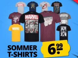 Marvel: T-Shirts für je 6,99 Euro bei Sportspar