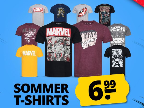 Marvel: T-Shirts für je 6,99 Euro bei Sportspar