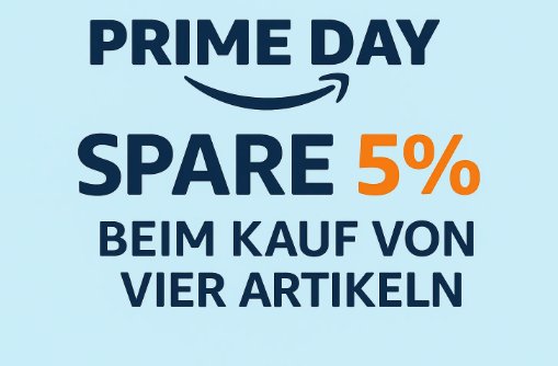 Amazon: 5 Prozent Rabatt beim Kauf von vier Artikeln