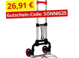 Ebay: Sackkarre mit 125 Kilogramm Belastbarkeit für 26,91 Euro