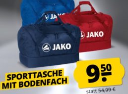 Sportspar: Jako-O-Sporrtasche mit Bodenfach für 9,50 Euro