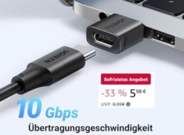 Amazon: Dreierpack USB-C-Adapter für 5,98 Euro