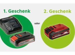 Völkner: Einhell-Akkus zur Bestellung ab 34,99 Euro geschenkt
