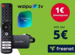 Waipu.tv: 4K-Stick inklusive Jahreszugang für nur 61 Euro