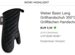 Ebay: Weber-Grillhandschuh für 9,99 Euro frei Haus