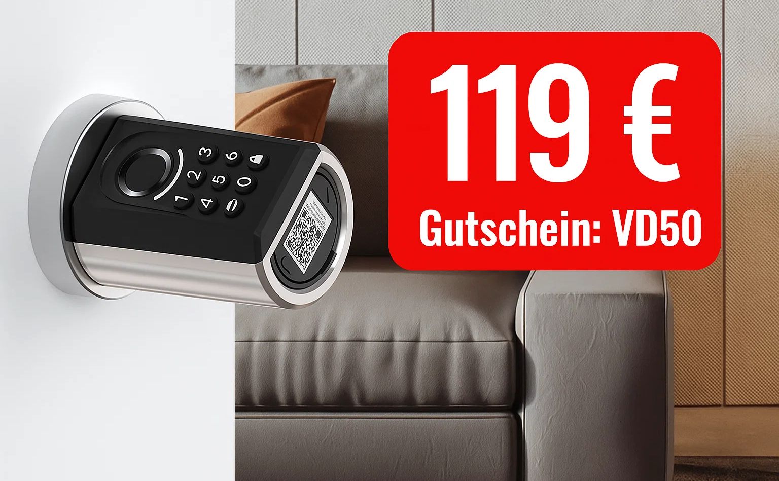 Welock: Türschloss ToucA51 für 119 Euro im Angebot