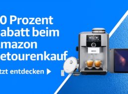 Prime Day: Amazon Retourenkauf mit 20 Prozent Extra-Rabatt