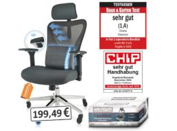 Amazon: Ergonomischer Bürostuhl mit Top-Testergebnissen für 199,49 Euro