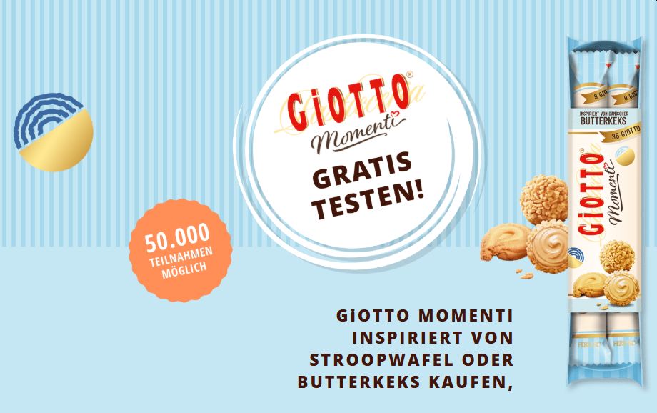 Gratis: Giotto via Cashback zum Nulltarif testen