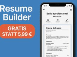 Gratis: App „CV Maker“ zum Erstellen von Lebensläufen derzeit für 0 statt 5,99 Euro