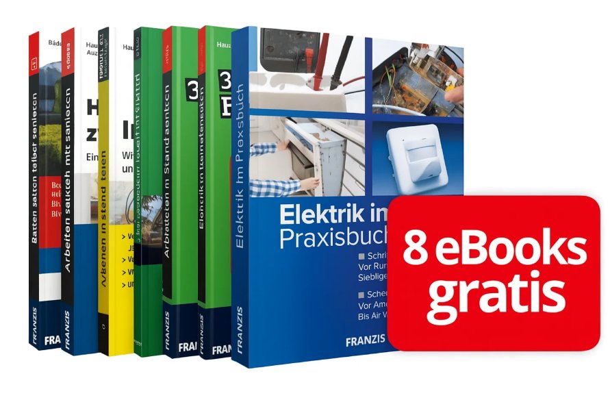 Gratis: Heimerwerker-eBooks im Achterpack für 0 Euro
