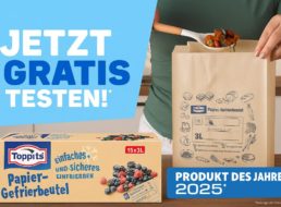Gratis: Plastikfreie Gefrierbeutel via Cashback geschenkt