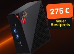 Exklusiv: Mini-PC mit Windows 11 Pro und 512 GByte SSD für 275 Euro