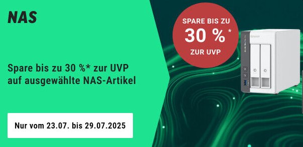 NBB: NAS-Sale mit Systemen von Synology, QNAP & Co.