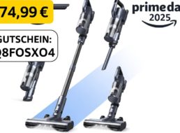 Prime Day: Akku-Staubsauger mit 30.000 Pa für 74,99 Euro frei Haus