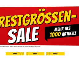 Sportspar: Restgrößen-Sale bis zum 1. August