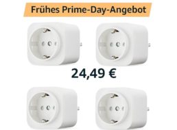 Amazon: Viererpack Alexa-Steckdosen für 24,49 Euro