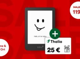Thalia: Tolino zu Bestpreisen mit Gutschein obendrauf