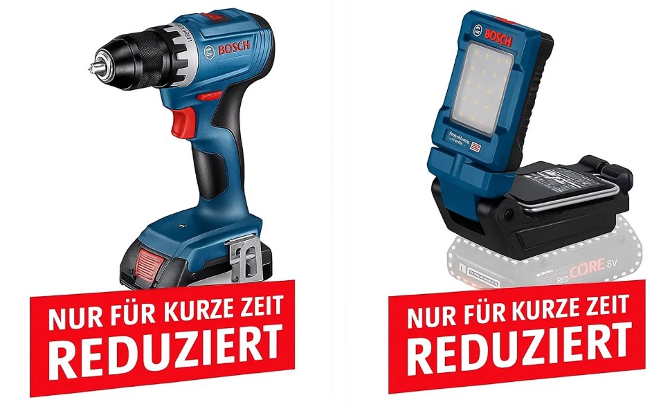 Bosch Professional: Rabattaktion bei Amazon für wenige Tage