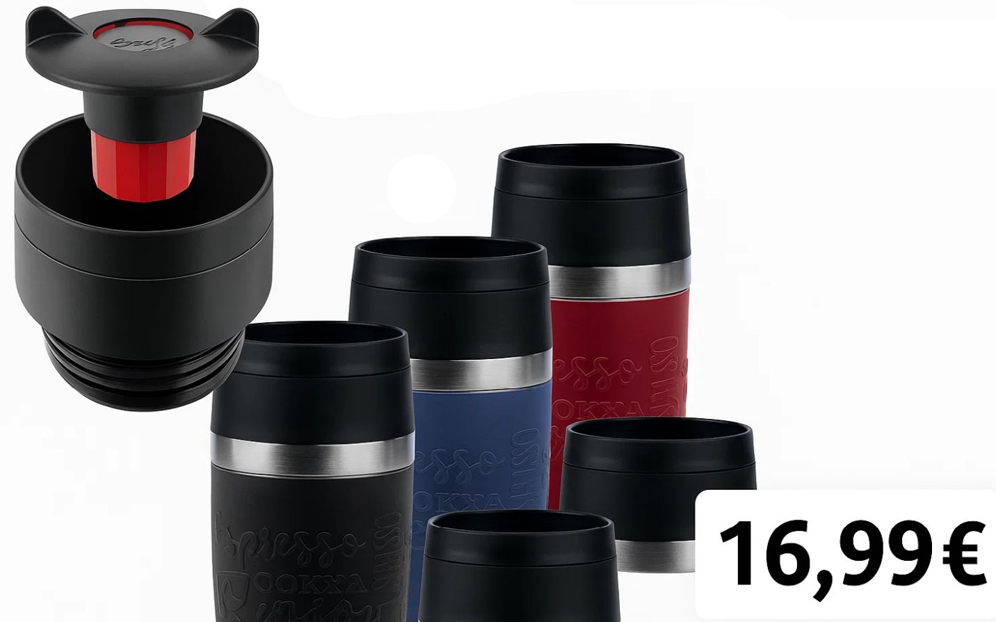 Emsa: Travel Mug mit Komfortverschluss für 16,99 Euro