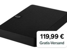 Amazon: Seagate Portable Drive mit 5 TByte für 119,99 Euro