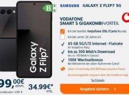 Flip7: Samsungs neues Klapphandy jetzt für 99 Euro zum 5G-Vertrag