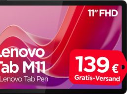 Amazon: Lenovo Tab M11 für 139 Euro frei Haus