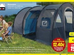 Lidl: Großraumzelt (6 Personen) für 199 Euro