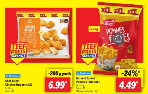 Lidl: XXL-Woche mit Großpackungen zu Schnäppchenpreisen