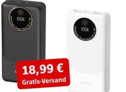 Ebay: Powerbank „Dudao K12Pro“ mit 20.000 mAh für 18,99 Euro