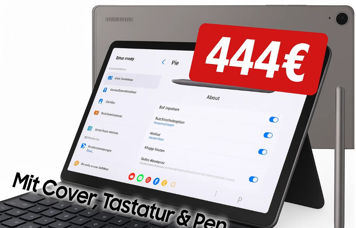 Dealclub: Samsung Galaxy Tab S9 FE 5G als B-Ware für 444 Euro