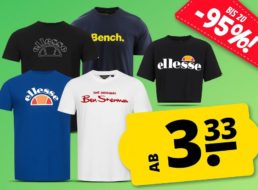 Sportspar: Markenshirts ab 3,33 Euro
