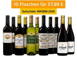 Weinbörse: Probierpaket mit 10 Flaschen für 37,99 Euro plus Versand