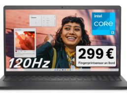 Amazon: „Dell Inspiron 15 3530“ mit Fingerprint für 299 Euro