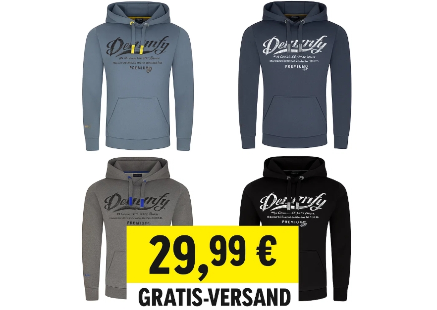 Ebay: Denimfy-Hoodies für 29,99 Euro frei Haus